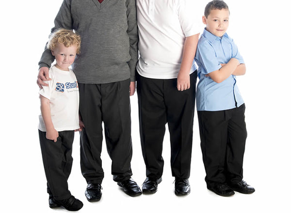 Generous Fit School Trousers