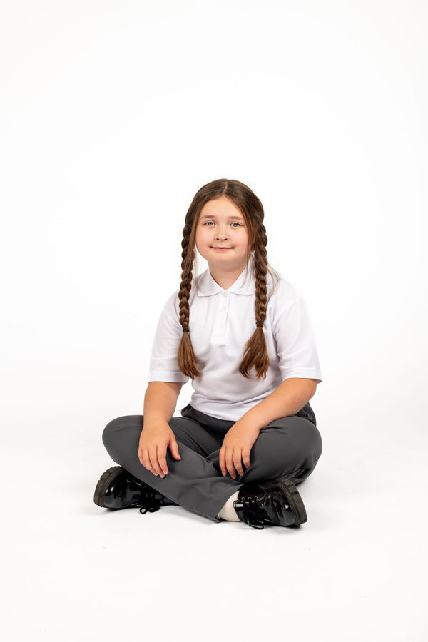 Girls Half Elasticated Pull-On Trousers