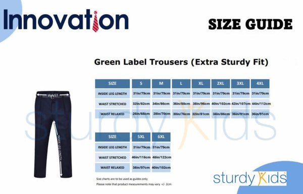 Green Label Elasticated Waist Sturdy Fit Trouser