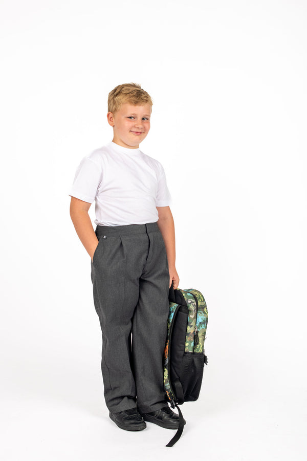 Hatherley Sturdy Kids Trousers - Half Elasticated, Exclusive (to 52in waist)