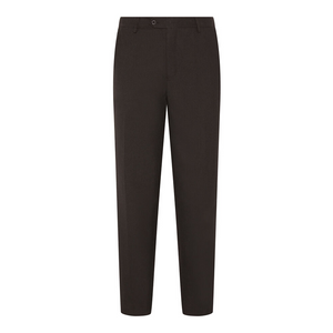 Hatherley half elasticated sturdy fit school trousers in charcoal, waist 22in to 52in