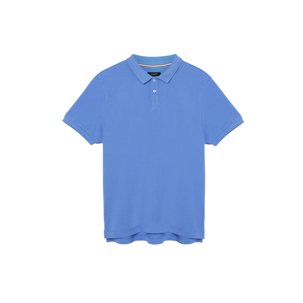 Luxury Polo Shirt, Generous Fit, Sky Blue
