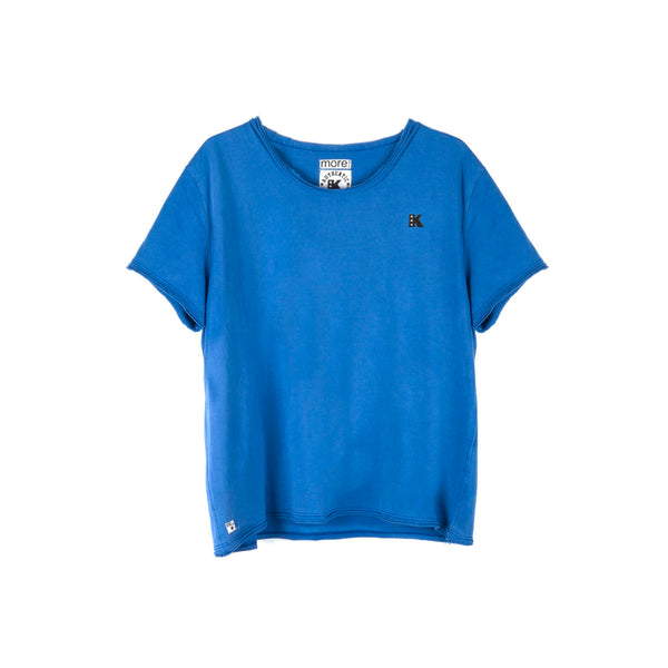 Essential Cotton T-Shirt, Sturdy Fit, Blue
