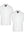Girls Revere Neck Short Sleeve Blouses Twin Pack to 56in chest (GRBT)