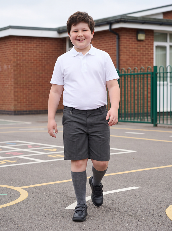 Zeco Half Elastic Bermuda Sturdy Fit School Shorts