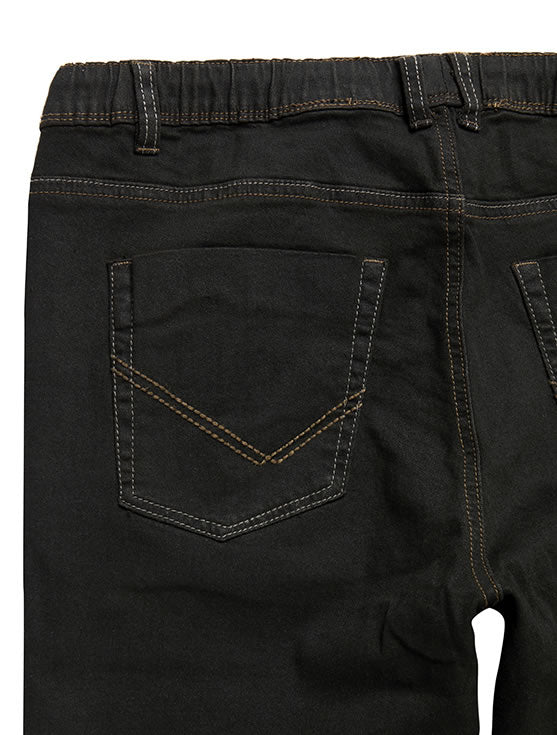 Pull On Stretch Jeans, back pocket detail