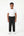Pull On Stretch Jeans with Drawstring Waist, Plus Fit, Black, styled