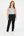 Pull On Stretch Jeans with Drawstring Waist, Plus Fit, Black, styled