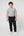 Pull On Stretch Jeans with Drawstring Waist, Plus Fit, Black, styled