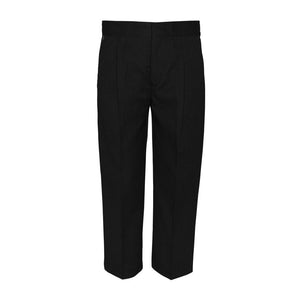 Innovation Red Label sturdy fit pleated front junior school trousers in black
