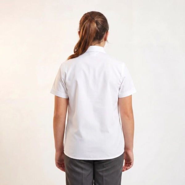 Sturdy Kids Twin Pack Short Sleeved Blouses - White