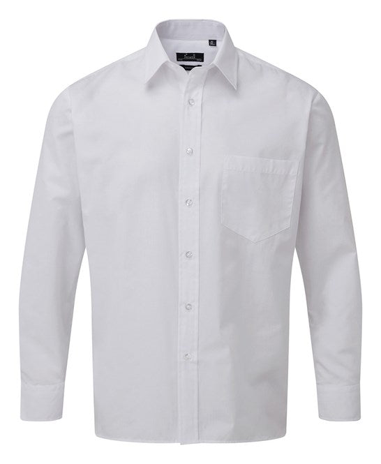 Premier Long Sleeve Poplin Shirt - Single Pack PR200