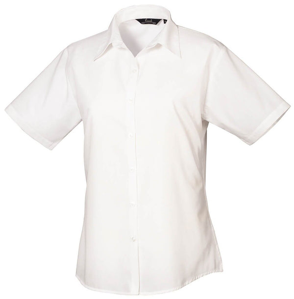 Premier Short Sleeve Poplin Blouse PR302