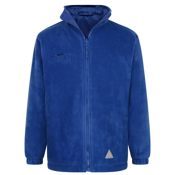 Reversible School Jacket with Hood - Fleece Lined/Shower Proof
