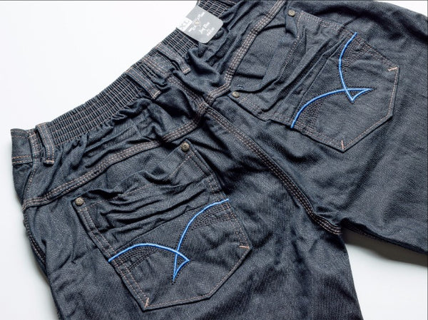 Sturdy Jeans, Plus Fit, Half Elasticated, Ricky Design